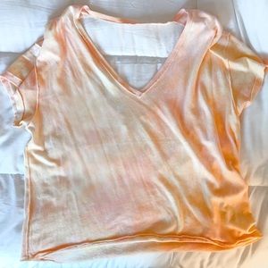 OVERSIZED FREE PEOPLE TIE DYE TEE